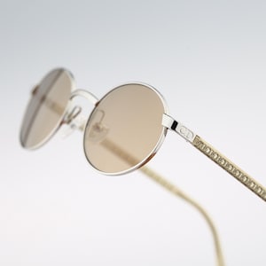 Christian Dior CD 2990 70B, Vintage 90s tinted lenses silver oval sunglasses mens & women NOS