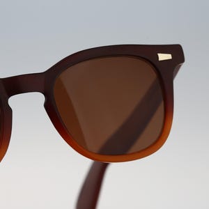 Bolle Sunrock, vintage tweekleurige vierkante wayfarer-zonnebril uit jaren 90 heren en dames, NOS afbeelding 6