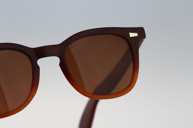 Bolle Sunrock, vintage tweekleurige vierkante wayfarer-zonnebril uit jaren 90 heren en dames, NOS afbeelding 6