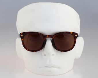 Vienna Line 1597 11, Vintage 90s tortoise square sunglasses men & women NOS