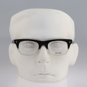 Blinde By Richard Walker Don&#39;t Temp Me Bkcg, armações de óculos wayfarer quadradas bicolor vintage dos anos 2000 para homens e mulheres / NOS