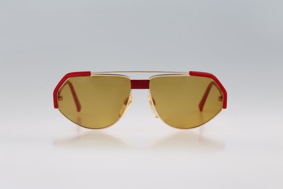 Silhouette M 8017 V 6051, Vintage 90s tinted yell… - image 3