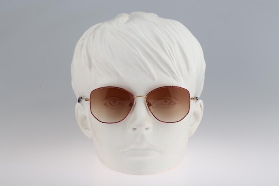 Lunettes Vintage Silhouette M 1288 /10 C 2165 - Monture Violet/vert Ovale - Neuf Avec étiquettes