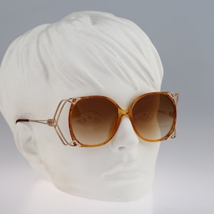 Christian Dior 2543 11, Vintage 80s rare oversized butterfly sunglasses women, NOS