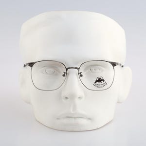 Gafas de sol Horseshire by Persol HM 002 AS, estilo vintage de los años 90, cuadradas y plateadas, para hombre y mujer (versión nueva).