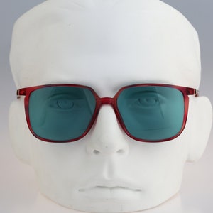 Silhouette M 2727 20 C 1837, Vintage 80s colorful oversized rectangle wayfarer sunglasses women, NOS