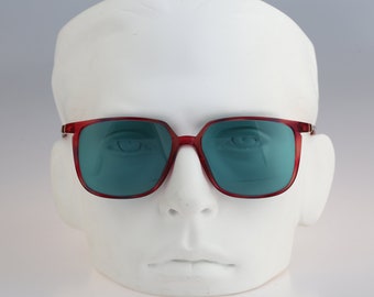 Silhouette M 2727 20 C 1837, Vintage 80s colorful oversized rectangle wayfarer sunglasses women, NOS