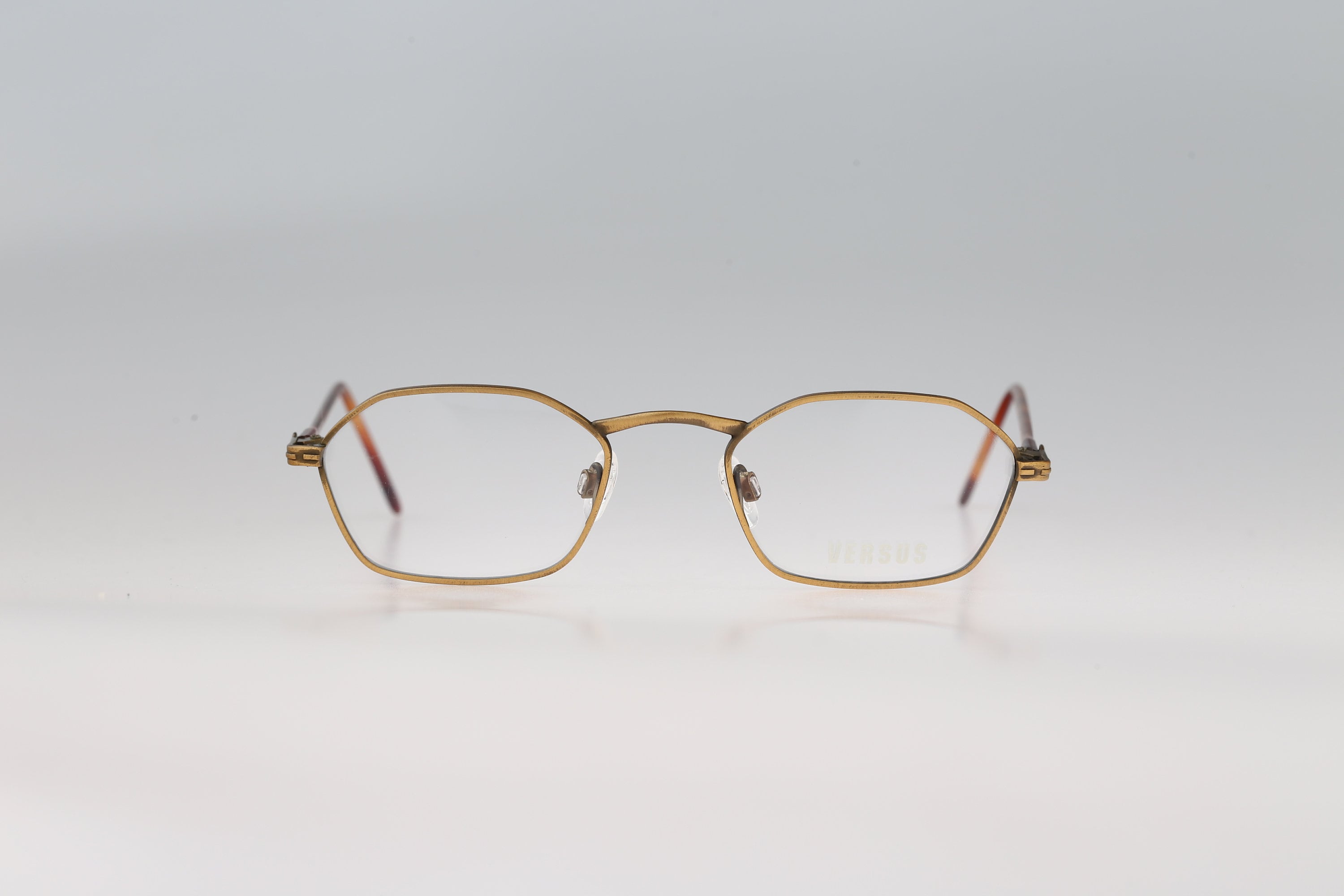 Versus by Gianni Versace F51 54L Vintage 90s Antique Gold Small