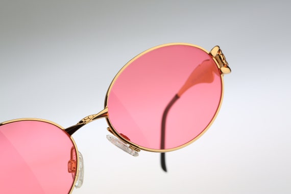 Gold oval sunglasses, Anteprima Enia 3, Vintage 9… - image 2