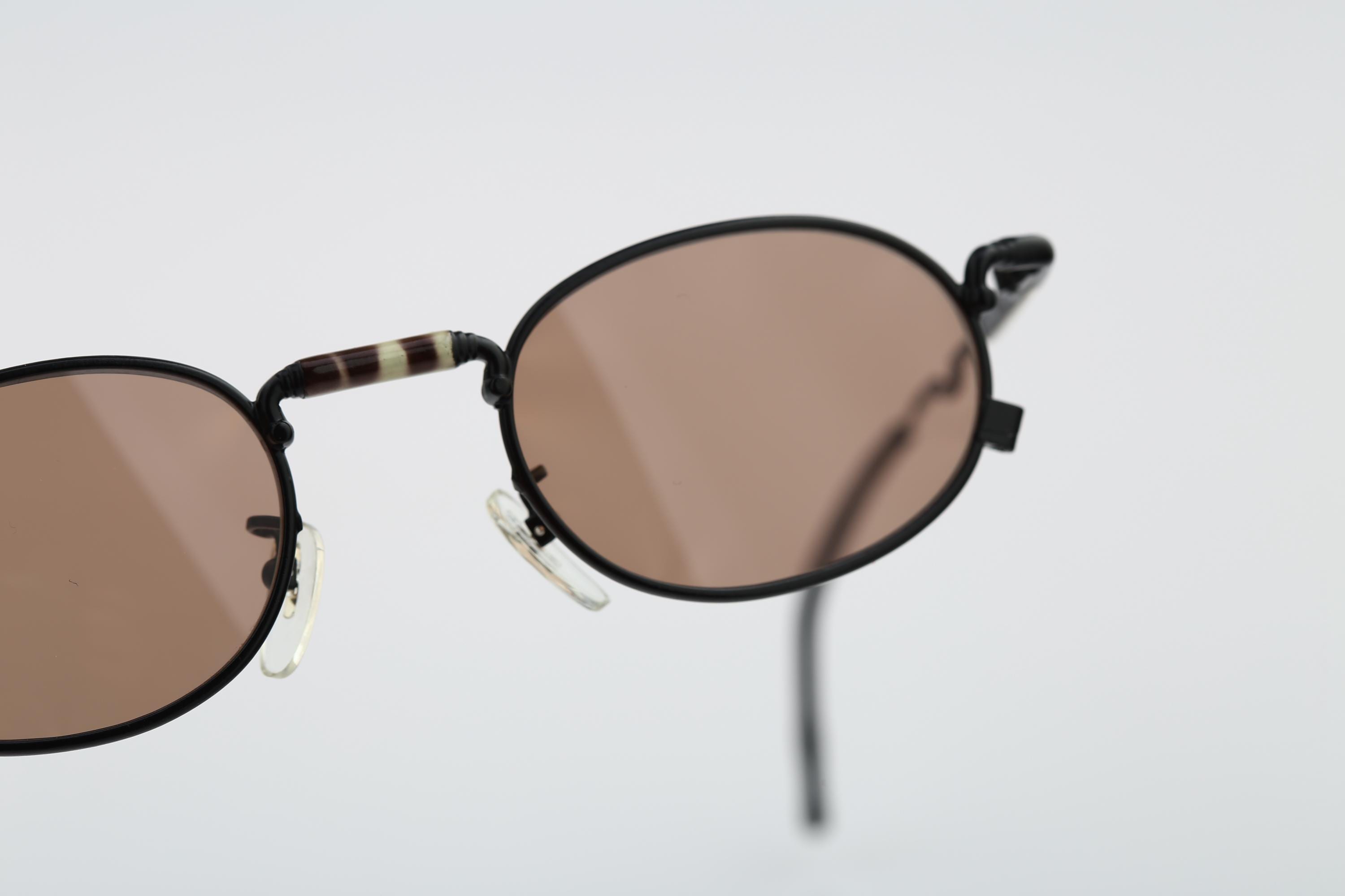 ★ chai⭐︎　★ Chai SL 1 F Ti96, Vintage 90s Tinted Lenses Black Steampunk Small