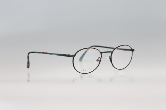 Gucci GG 1240 FB9, Vintage 90s Tortoise Oval Eyeglasses Frames