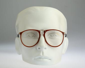 Silhouette M 2703 C 1253, Vintage 90er Brille gold und braun oversized pantomuster Damen & Herren OVP