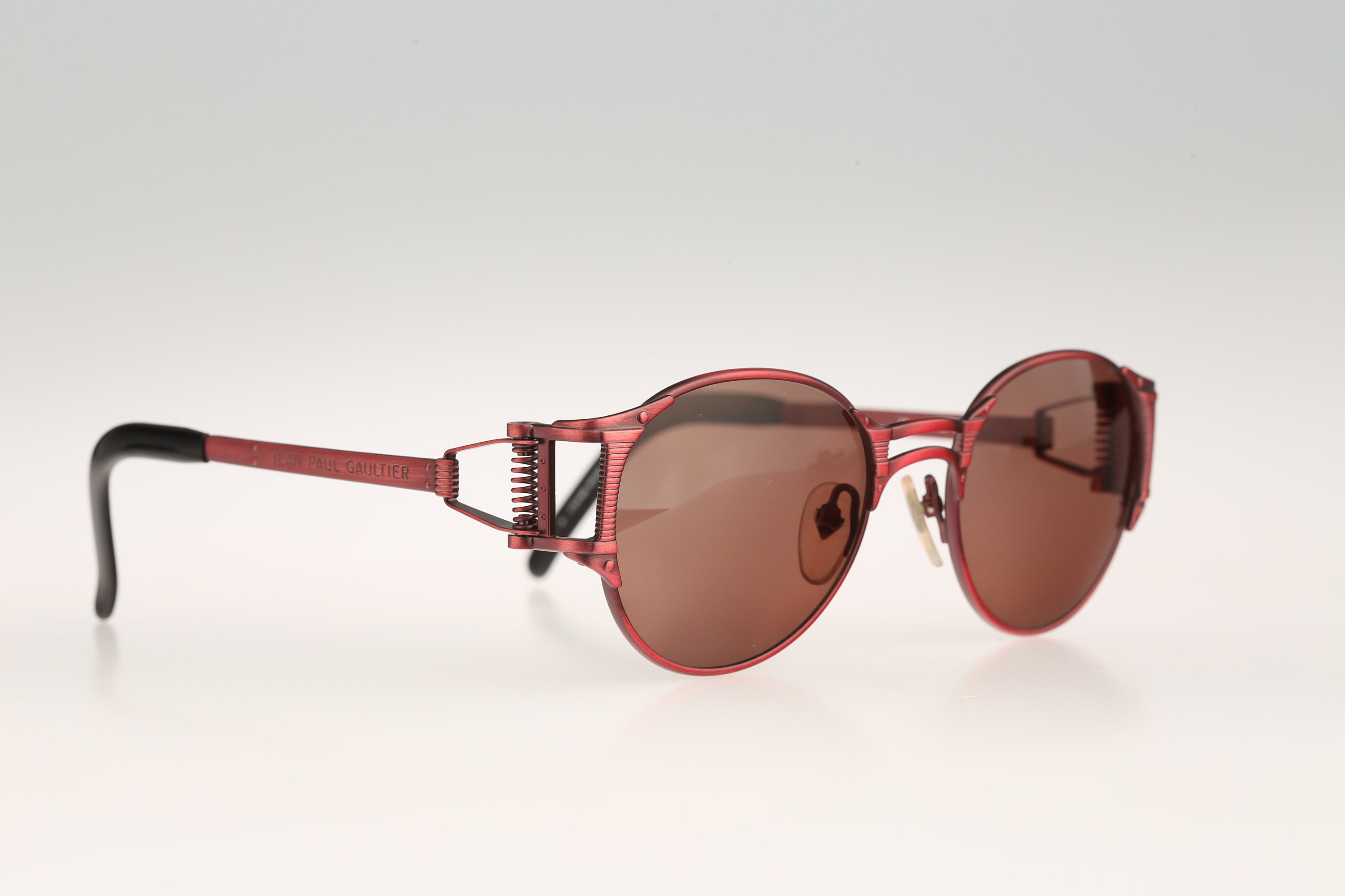JEAN PAUL GAULTIER ビンテージ サングラス スチームパンク Sunglasses Jean Paul Gaultier 58-6201 Steampunk Vintage Shades