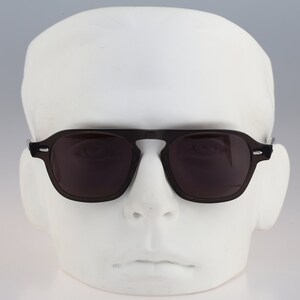 Caretta V. Bogota 03 Hand made, Acetate clear smoke square sunglasses mens & women NEW