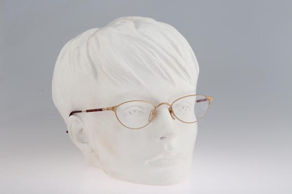 RARE Martine Sitbon Vintage Glasses Cat Eye Made in Japan Cat Eye MARTINE SITBON 6253 PKY Pink Slim Rare Unique True  main image 2
