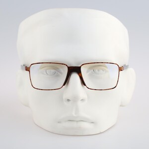Andy Wolf White Heat Moore Col.F, 2000s tortoise rectangle glasses frames mens and womens