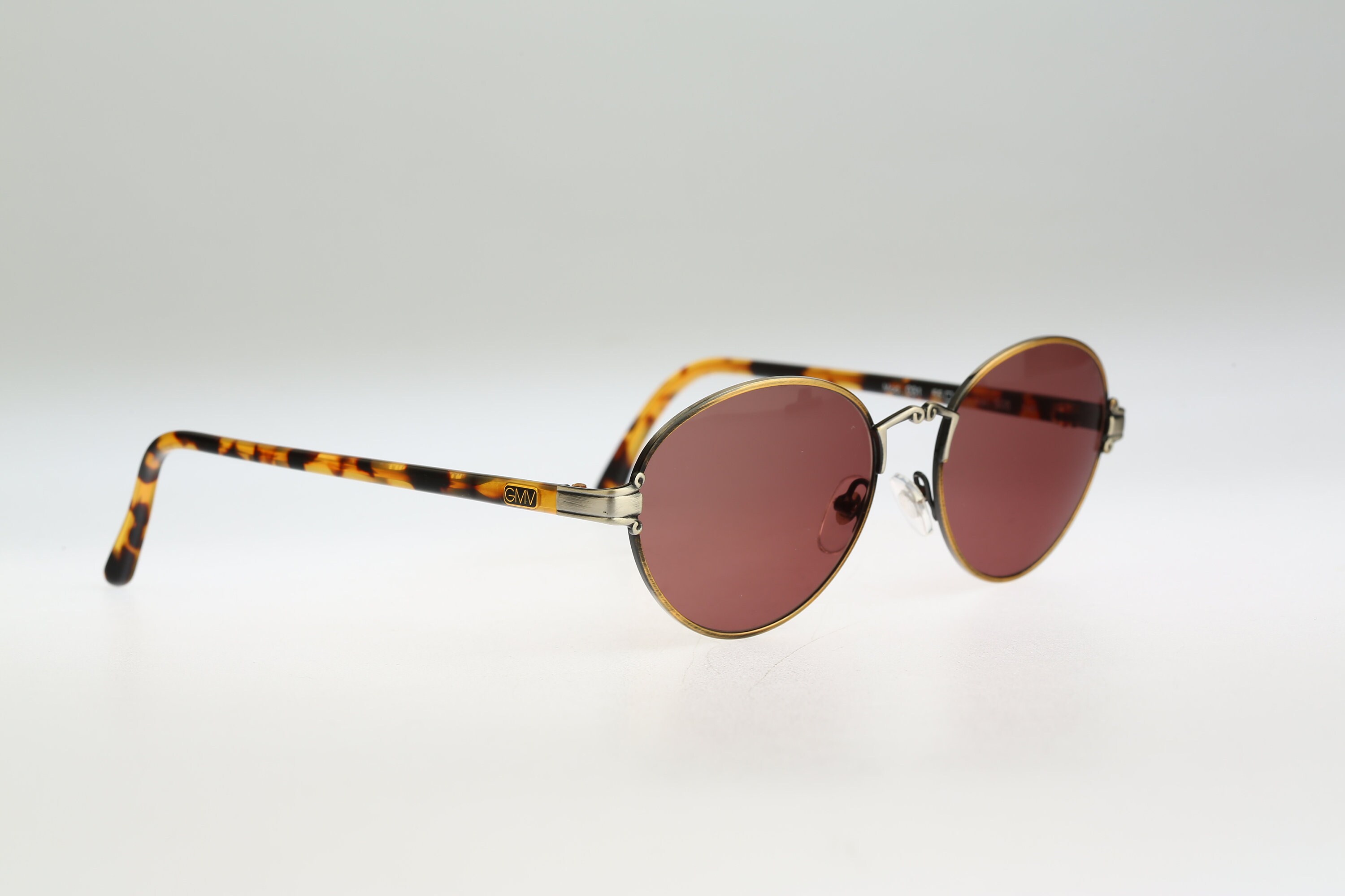 Lunettes Vintage GIAN MARCO VENTURI 031 - Monture Or Marron Ovale - Neuf Sans étiquette