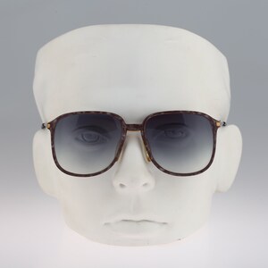 Silhouette M 2704 20 C 1350, Vintage 80s gray tortoise square sunglasses men & women, NOS