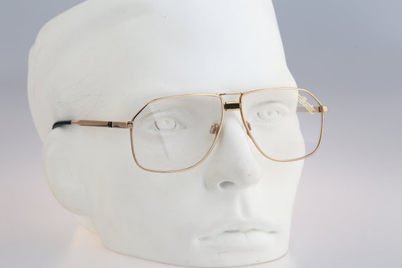 Silhouette Vintage Gold Aviator Eyeglass FRAMES | Women |‎ Marbled Detail w Case Vintage Silhouette V 6052 Aviator Eyeglasses Frame Austria  main image 3