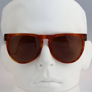 Oversized sunglasses men, Gianfranco Ferre GFF 58 S, Vintage 90s unique tortoise flat top large wayfarer sunglasses women NOS