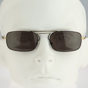 Country 296 200, Vintage 90s tortoise rectangle aviator sunglasses men & women NOS