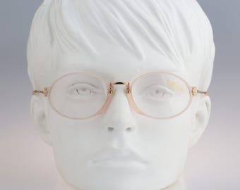 Gafas de sol Silhouette M 2742 C 1870, estilo vintage, de los años 90, únicas, ligeras, transparentes y doradas, con montura ovalada, para hombre y mujer, NOS