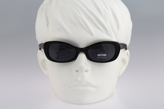 Moschino 3571 S 95 6, Vintage 90s Unique Black Cat Eye  display picture 1