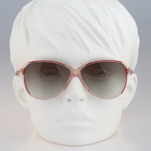 Silhouette M 1730 20 C 1610, Vintage 90s clear oversized cat eye sunglasses women, NOS