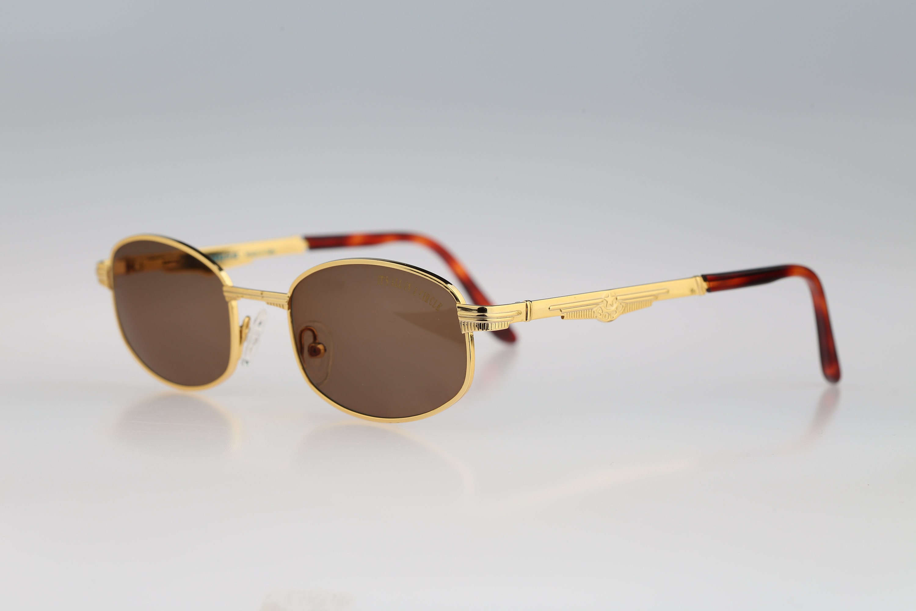 小物 Vintage POLO MS-7 Sunglasses Japan Gold Sunglasses Koh Sakai KS9832 Vintage Glasses With Clip On