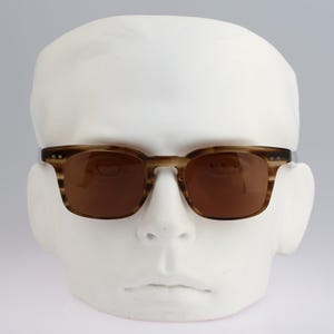 Dita Lever DRX 2014E, Vintage 2000s unique tortoise square wayfarer sunglasses men & women, NOS