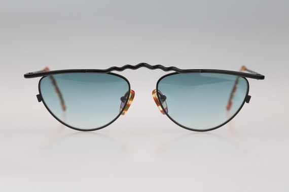 Robert Rudger 540 89, 90s tinted turquoise lenses… - image 3