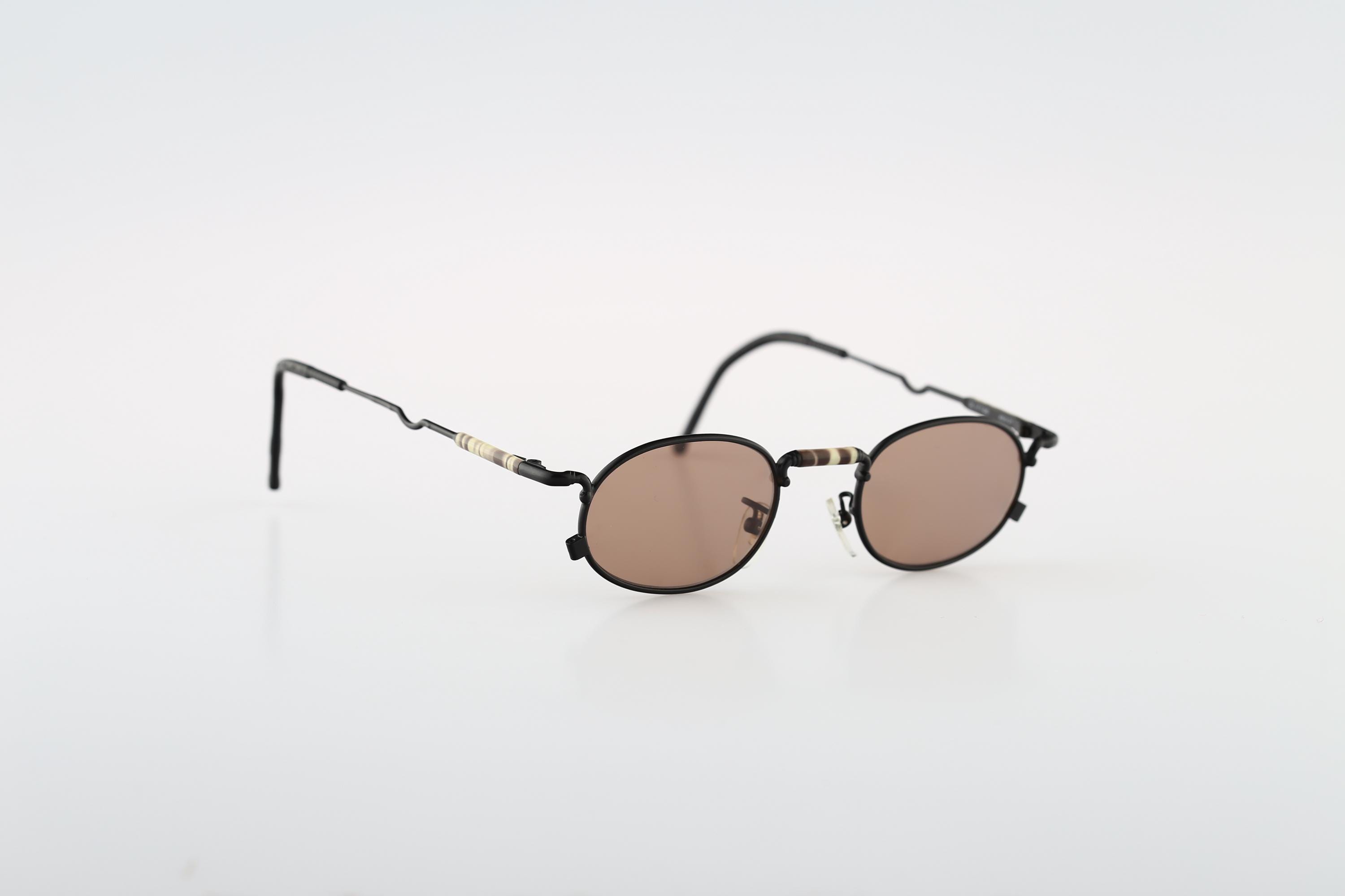 ★ chai⭐︎　★ Chai SL 1 F Ti96, Vintage 90s Tinted Lenses Black Steampunk Small