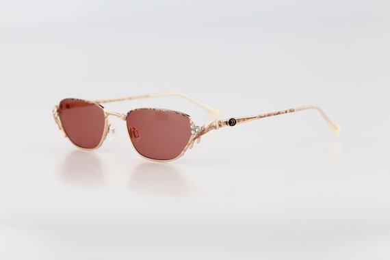 Diva Eyes Sunglasses -Leopard/Pink Womens Star Stud Jewel Trim Arm Mod Cat Eye Plastic Fashion  main image 4