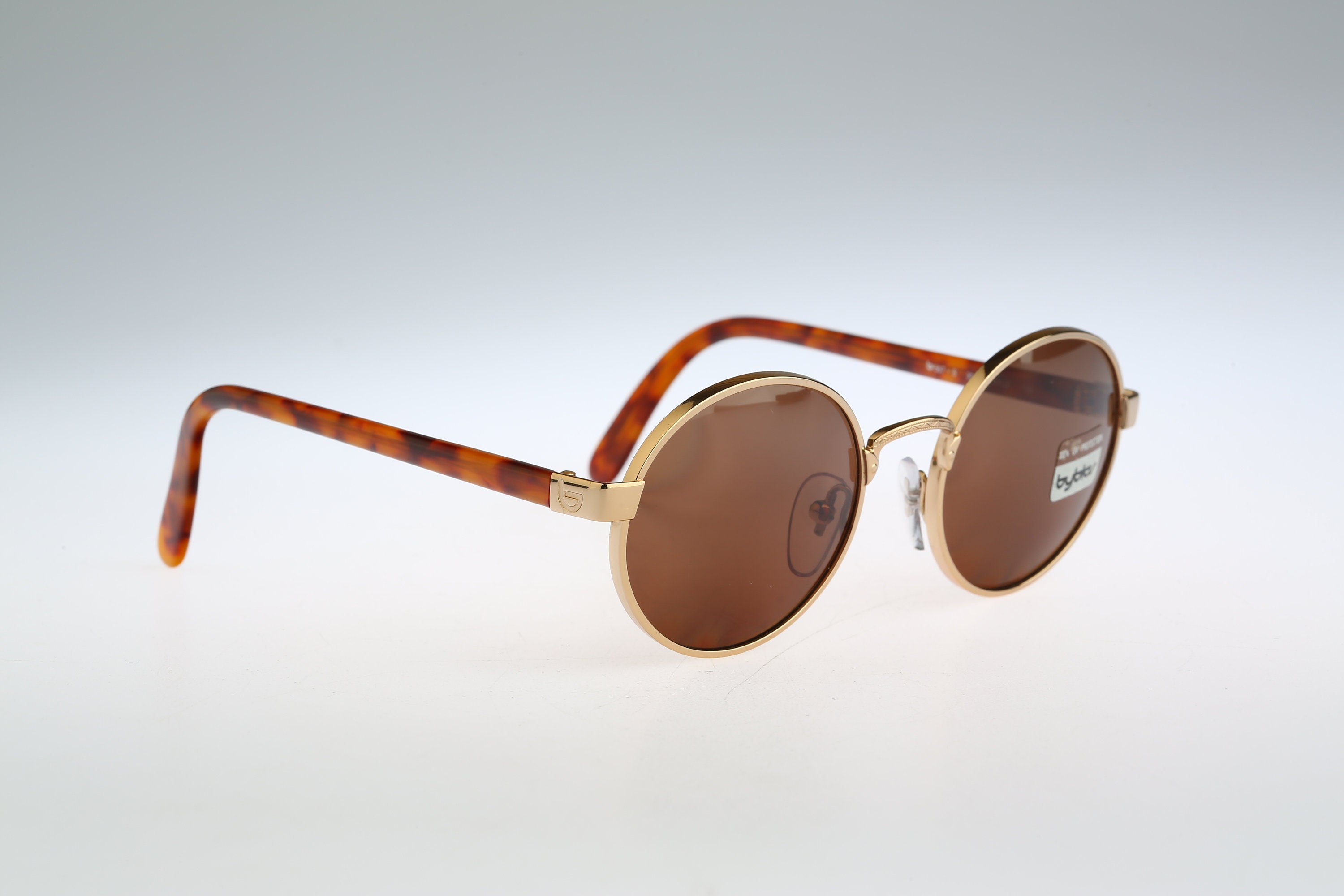 Circle Sunglasses Men Byblos B567 S 3001 Vintage 90s Etsy