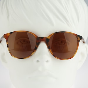 Roy Tower Preppy 27 flex MTO, Vintage 90s unique tortoise panto sunglasses women, NOS