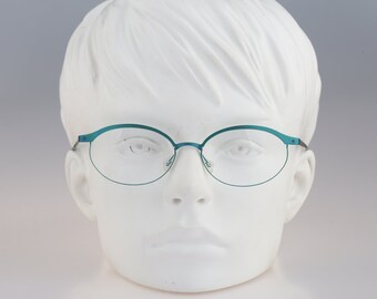 Coach Adelle 534 Eyeglasses Plum Teal Oval Frames 135 Womens Eyewear Coach Adelle 534 Black Berry Purple Oval Eyeglasses Frames  main image 4
