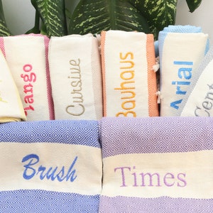 40x70,Personalized Beach Towel, Bridesmaid Gifts, Wedding Towel, Bachelorette Party Favor, Girls Trip, Gift For Her,Home Decor,Turkish Towel