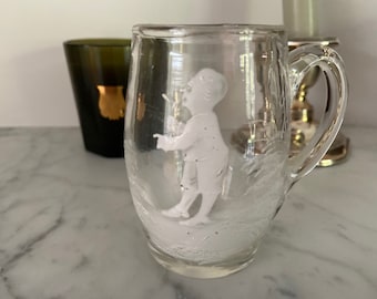 Antique Mary Gregory glass