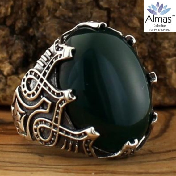 Turkish 2024 aqeeq ring