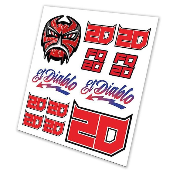 Decal Moto Quartararo Sticker Fabio Quartararo 20 El Diablo | MPA Déco Adesivo Special