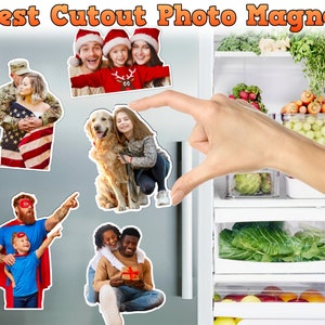 Best Custom Magnet | High Quality - Fridge Magnetic Photo Gift | Save Your Best Holiday Photo Gift