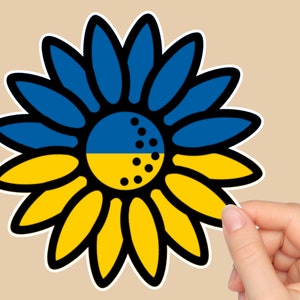 Wir stehen mit der Ukraine - Hochwertig - Fahrzeug AutoAufkleber | SH! T PUTIN Ukraine | Wasserdicht