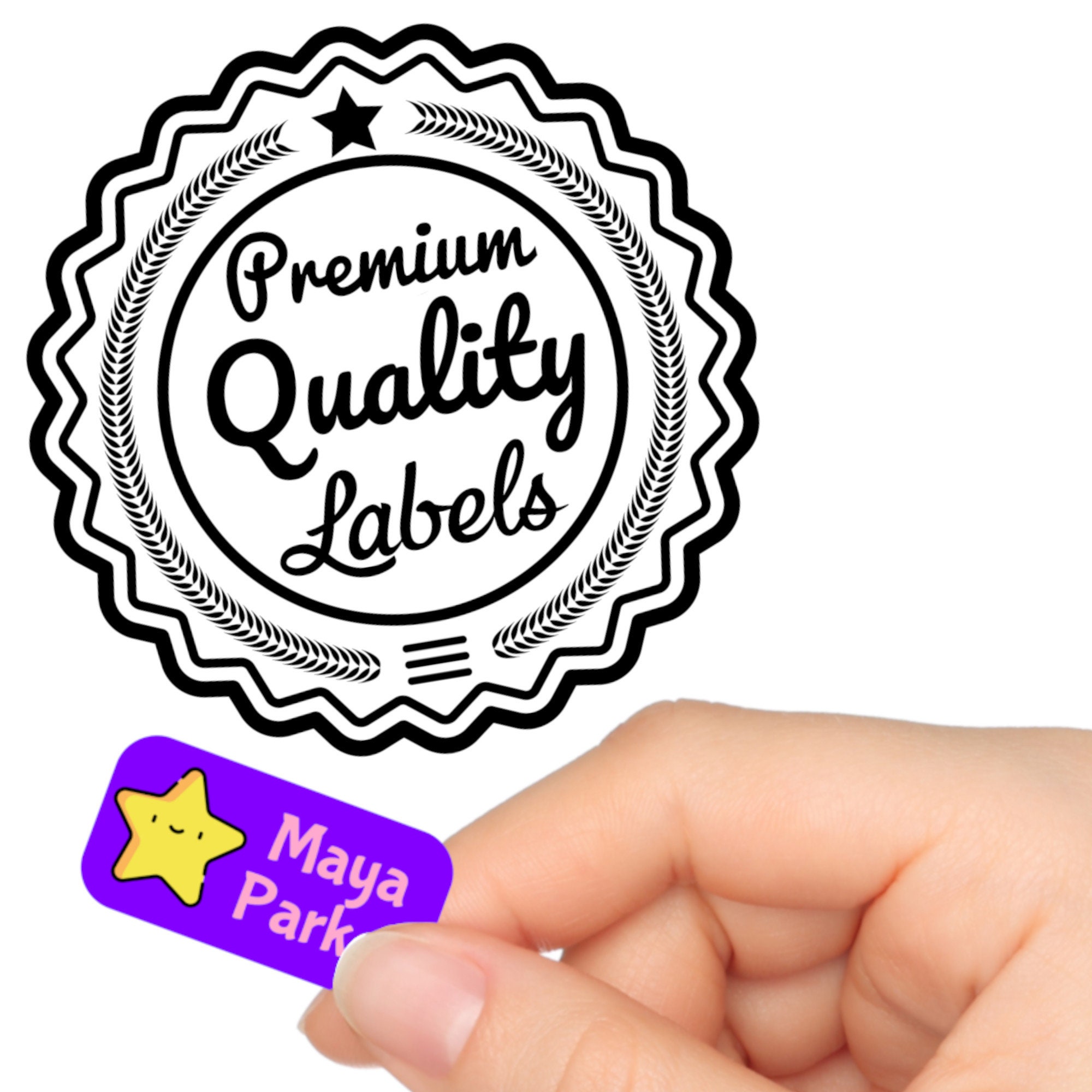Personalized Name Labels (100 Labels) (0.9 × 0.4) Small Custom Name  Stickers - Waterproof Name Labels for Kids, Toddlers and Parents - Yahoo  Shopping