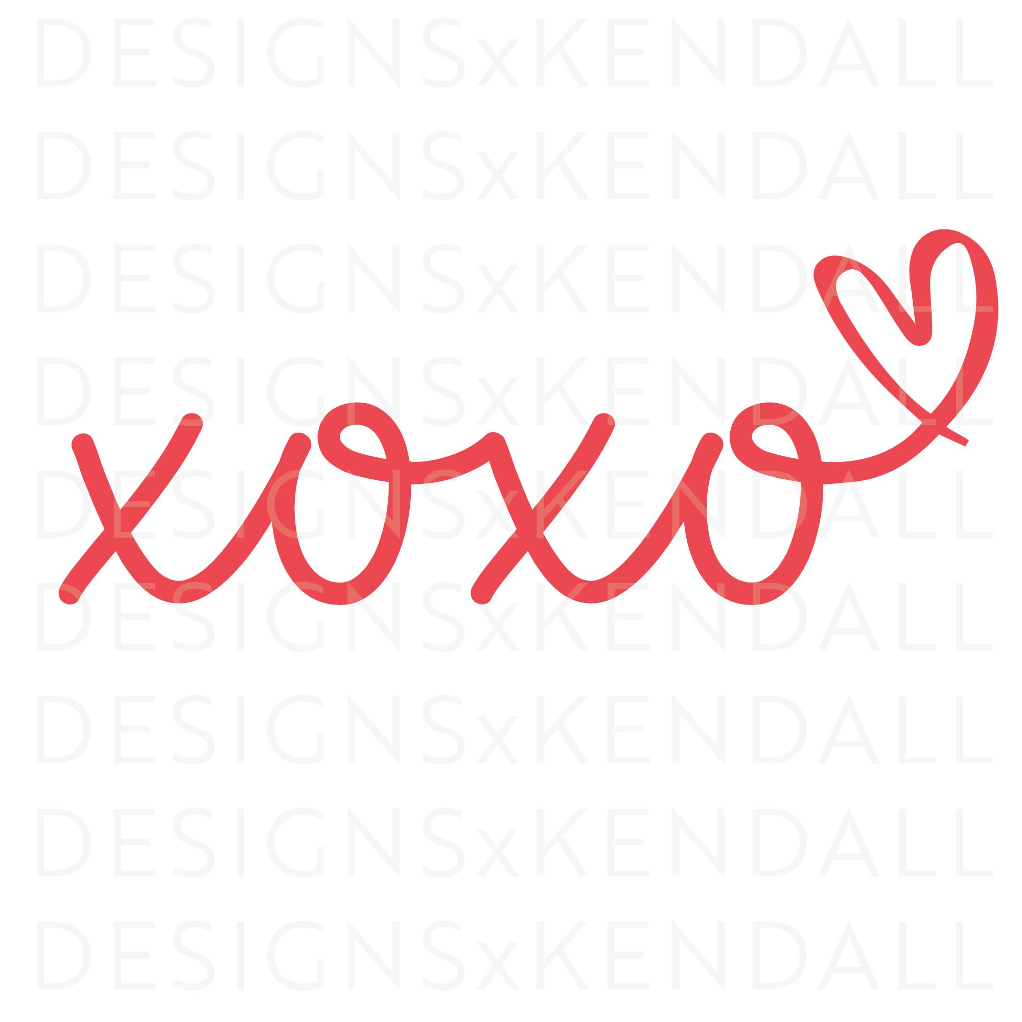XOXO SVG, Valentine's Day Svg, Love Svg, Svg Files, Cricut and ...