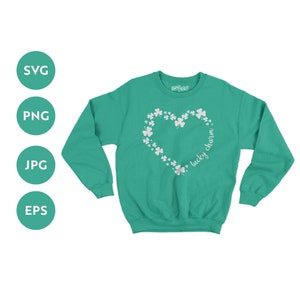 Lucky Charm SVG | St Patrick&#39;s Day SVG | rish svg,Shamrock svg | Lucky shirt svg cut file