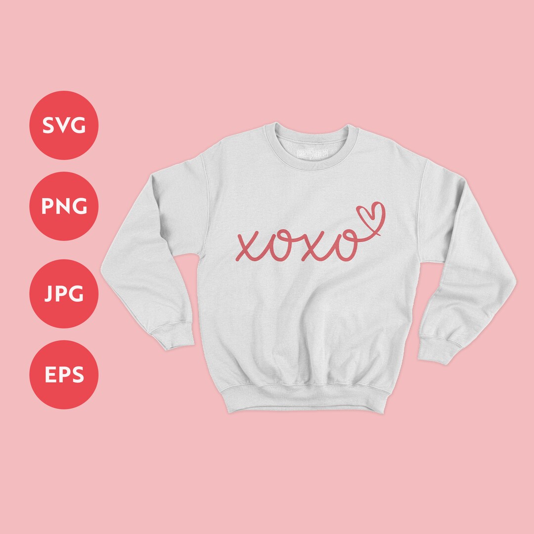XOXO SVG, Valentine's Day Svg, Love Svg, Svg Files, Cricut and ...