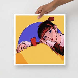 LOONA Chuu Anime / Manga Poster Matte 이달의 소녀 / 츄 포스터