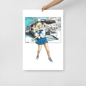 LOONA Jinsoul Manga Poster Matte 이달의 소녀 / 진솔 포스터