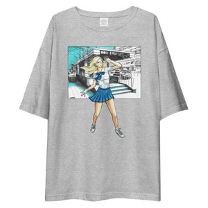 LOONA Jinsoul Manga Unisex Oversized T-shirt 이달의 소녀 / 진솔 셔츠 (Japan/S.Korea & East Asia ONLY - See Listing)