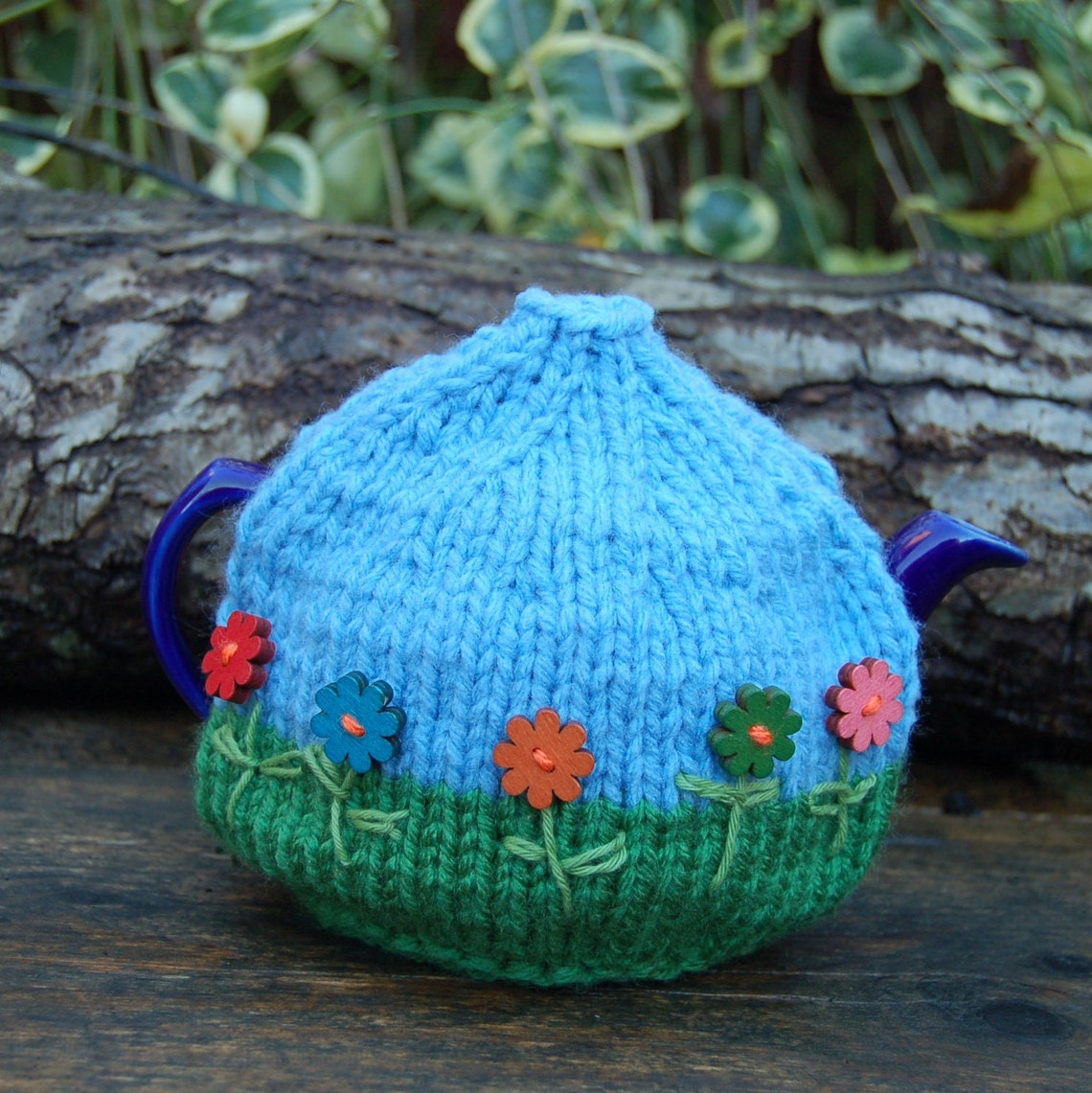 Hand Knitted Tea Cosy to Fit a Small Tea for One or Two Etsy UK